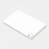 Gewohnheit eingebrannte riesige Post-It 10" x6 " Post-it Klebezettel (angewinkelt)