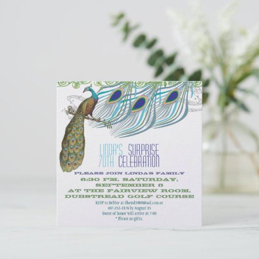 Gewohnheit Einladung (Stehend Vorderseite)