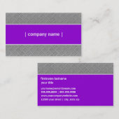 Gewohnheit elegant visitenkarte (Vorne/Hinten)