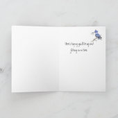 Gewohnheit, erhalten Brunnen bald, männlich und Karte (Innenseite)