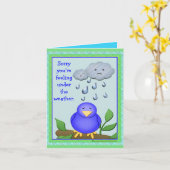 Gewohnheit erhalten wohle bald Gruß-Karte Karte (Gelbe Blume)