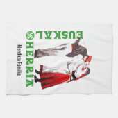 Gewohnheit, Euskal Herria, traditionelles Geschirrtuch (Horizontal)