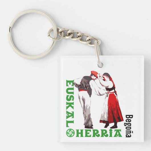 Gewohnheit, Euskal Herria, traditionelles Schlüsselanhänger (Vorderseite)
