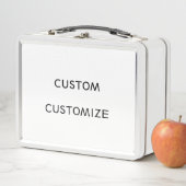 GEWOHNHEIT FERTIGEN SCHABLONEN-FREIEN RAUM METALL BROTDOSE (Beispiel)