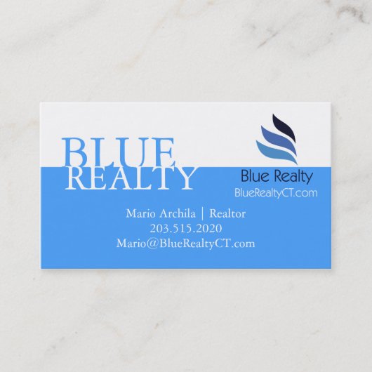 Gewohnheit für Mario Visitenkarte (Vorderseite)