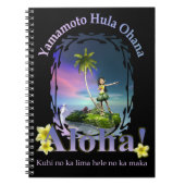 Gewohnheit für Notizbuch Yamamotos Hula Ohana Notizblock (Vorderseite)