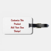 Gewohnheit - Gepäckanhänger (Rückseite horizontal)