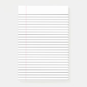 Gewohnheit gezeichnete Notizbuch-Papier-klebrige Post-it Klebezettel (Vorderseite)