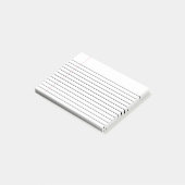 Gewohnheit gezeichnete Notizbuch-Papier-klebrige Post-it Klebezettel (angewinkelt)