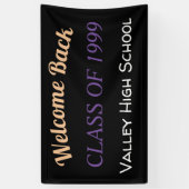 Gewohnheit. Highschool Wiedervereinigung Banner (Vertikal)