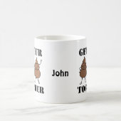 Gewohnheit kacken die lustige Tasse kacken (Mittel)