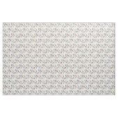 Gewohnheit kämmte Gewebe-Einhörner der Stoff (Yard (91,4 cm))