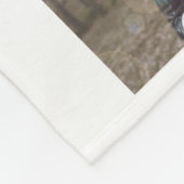 Gewohnheit monogramed Foto-Collage Fleecedecke (Ecke)