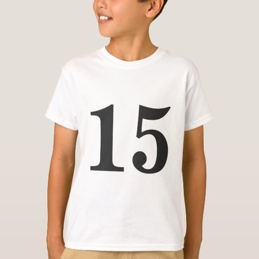 Gewohnheit nummerierte zusammenpassende T-Shirt (Vorderseite)