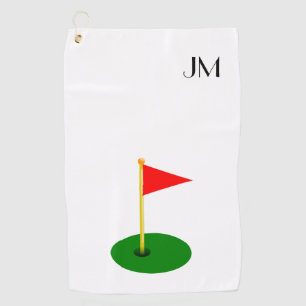 Gewohnheit personalisiert golfhandtuch