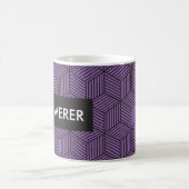 Gewohnheit personifizieren geometrischer kaffeetasse (Mittel)