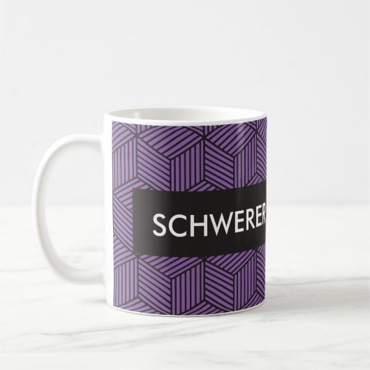 Gewohnheit personifizieren geometrischer kaffeetasse (Links)