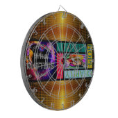 GEWOHNHEIT PROFILIERTE TINTEN-DARTSCHEIBE DARTSCHEIBE (Vorderseite Links)