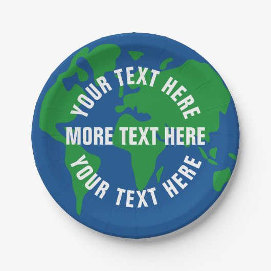 Gewohnheit retten pappteller (Vorderseite)