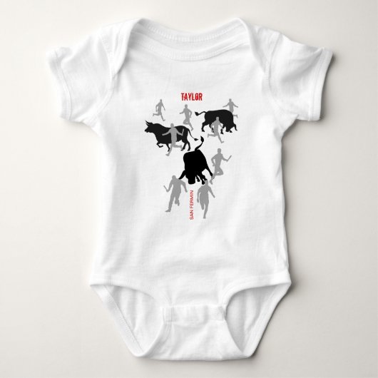 Gewohnheit, San Fermin Pamplona, Baby Strampler (Vorderseite)