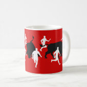 Gewohnheit, San Fermin Pamplona, Kaffeetasse (VorderseiteRechts)