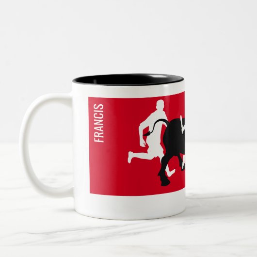 Gewohnheit, San Fermin Pamplona, Zweifarbige Tasse (Links)