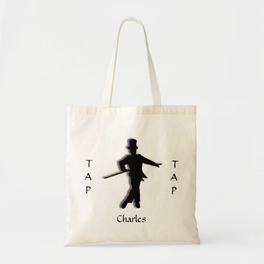 Gewohnheit stechen Tanz-Silhouette-Taschen-Tasche Tragetasche (Vorne)