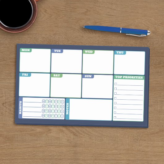 Gewohnheiten & To Do Post-it Klebezettel