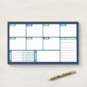 Gewohnheiten & To Do Post-it Klebezettel (Auf Schreibtisch)