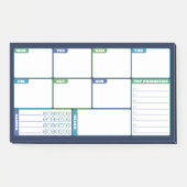 Gewohnheiten & To Do Post-it Klebezettel (Vorderseite)