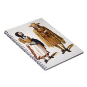 Gewohnheiten von Quäkern, 1675 (farbiger Stich) Notizblock (Rechte Seite)