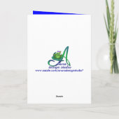 Gewohnheits-5. Geburtstags-Sterne für Mädchen Karte (Rückseite)