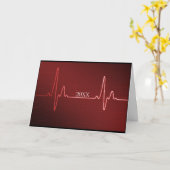 Gewohnheits-datierter medizinischer karte (Gelbe Blume)