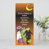 Gewohnheits-Einladung Halloweens Spooktacular Einladung (Stehend Vorderseite)