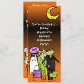 Gewohnheits-Einladung Halloweens Spooktacular Einladung (Vorne/Hinten)