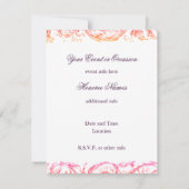 Gewohnheits-Einladung Potpourri de Marie Einladung (Rückseite)