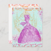 Gewohnheits-Einladung Potpourri de Marie Einladung (Vorne/Hinten)