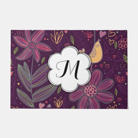 Gewohnheits-oh gelbe Piepmatz-Fußmatte Fußmatte (Vorderseite)