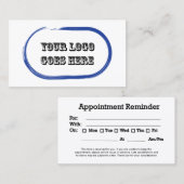 Gewohnheits-Schwarzes 5 Terminkarte (Vorne/Hinten)