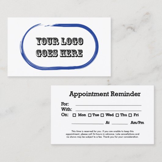 Gewohnheits-Schwarzes 5 Terminkarte (Vorne/Hinten)