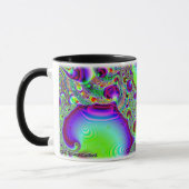 Gewohnheits-Tasse des Fraktal-C~09 Tasse (Links)