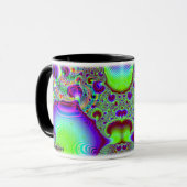 Gewohnheits-Tasse des Fraktal-C~09 Tasse (Vorderseite Links)