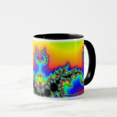 Gewohnheits-Tasse des Fraktal-R~04 Tasse (VorderseiteRechts)