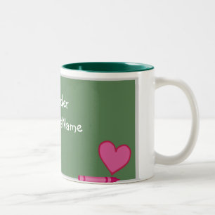 Gewohnheits-Tasse des Lehrer-#1 Zweifarbige Tasse