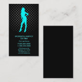 Gewohnheits-Visitenkarte der modellierenden Visitenkarte (Vorne/Hinten)