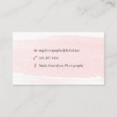 Gewohnheits-Visitenkarten Maria G Visitenkarte (Rückseite)