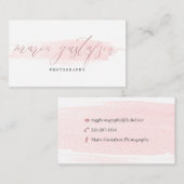 Gewohnheits-Visitenkarten Maria G Visitenkarte (Vorne/Hinten)