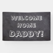 Gewohnheits-willkommene Zuhause-Fahnen-Tafel Banner (Horizontal)