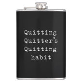 Gewohnheitsflasche verlassen flachmann (Vorderseite)