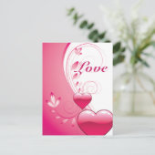 Gewohnheitsgeschenke Liebevalentines Tages Feiertagspostkarte (Stehend Vorderseite)